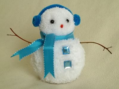 Pom Pom Snowman